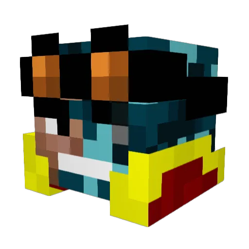 codebreaker2007 Minecraft avatar head, 3D render