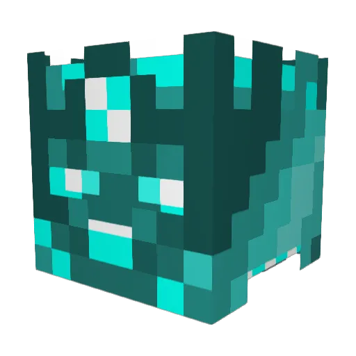 codemask Minecraft avatar head, 3D render
