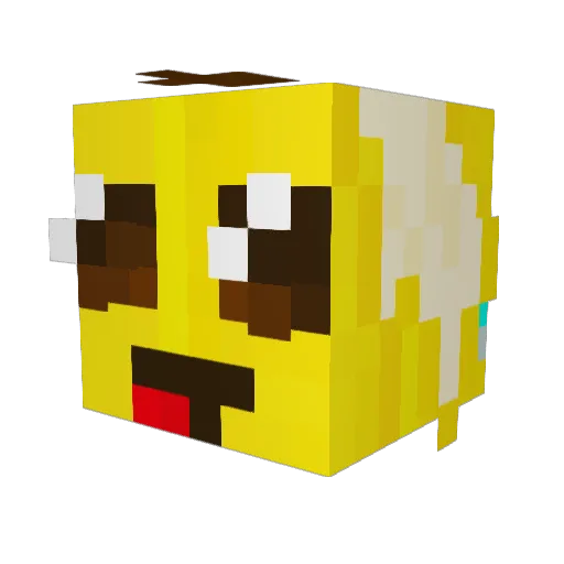 codepro55 Minecraft avatar head, 3D render
