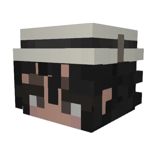 codeproject Minecraft avatar head, 3D render