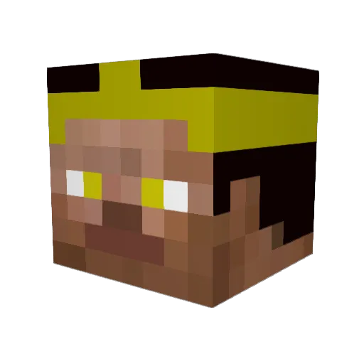 coderedblue Minecraft avatar head, 3D render