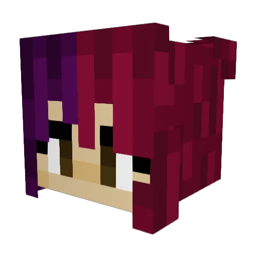 codeski Minecraft avatar head, 3D render