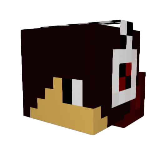 codeyritchie Minecraft avatar head, 3D render