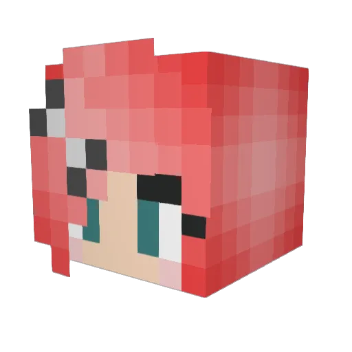 codezium Minecraft avatar head, 3D render