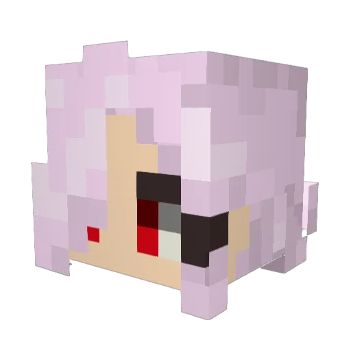 codingjam Minecraft avatar head, 3D render
