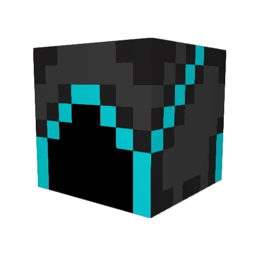 codm14 Minecraft avatar head, 3D render