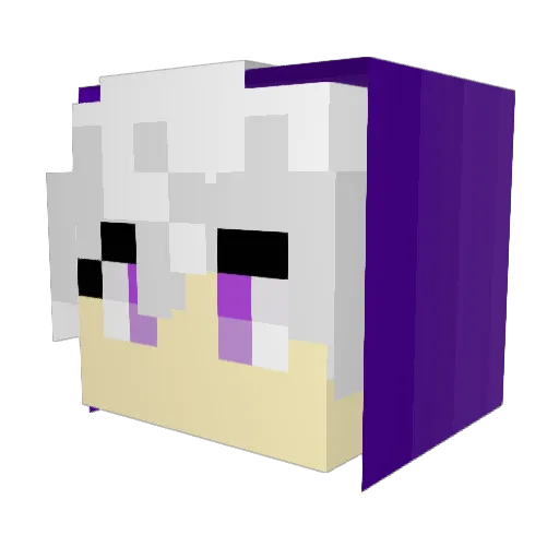 codns72 Minecraft avatar head, 3D render