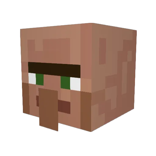 codokge Minecraft avatar head, 3D render