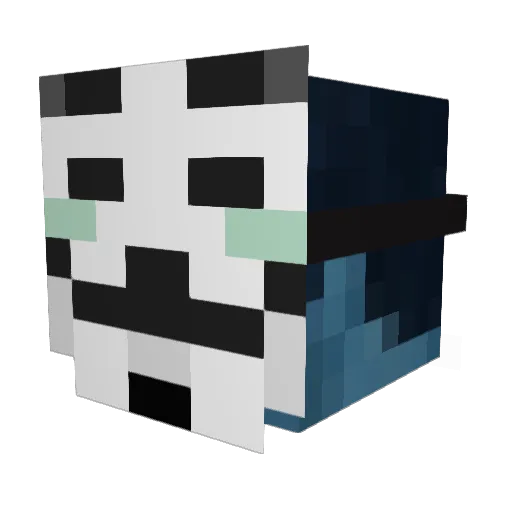 codycarr Minecraft avatar head, 3D render