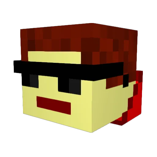codyiscool1001 Minecraft avatar head, 3D render