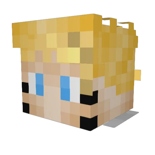 codykan Minecraft avatar head, 3D render