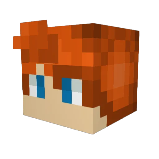 codyredblade Minecraft avatar head, 3D render