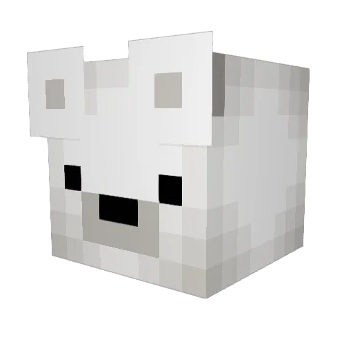coe_msmc_5ic Minecraft avatar head, 3D render