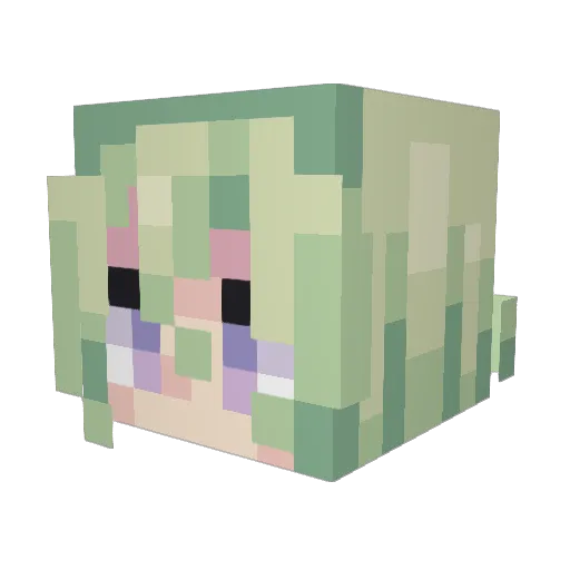 coff33toff33 Minecraft avatar head, 3D render
