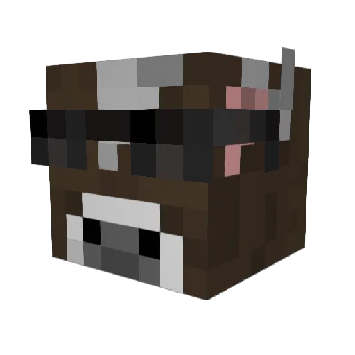coffee22422 Minecraft avatar head, 3D render