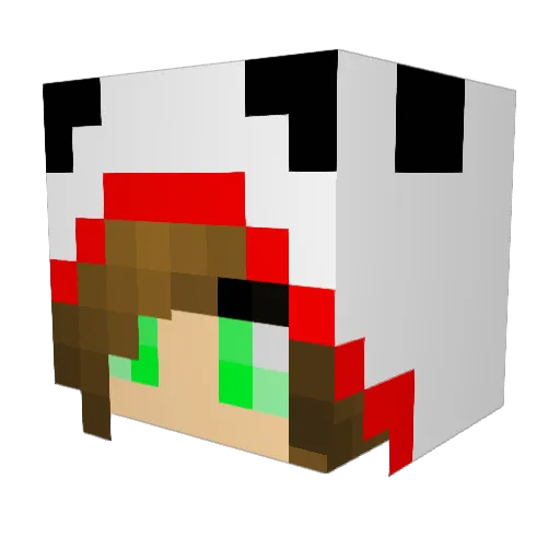 coffee_creeper Minecraft avatar head, 3D render