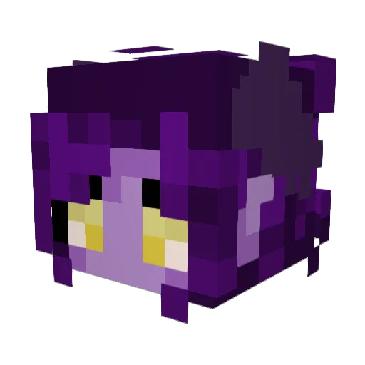 coffeecreamm28 Minecraft avatar head, 3D render