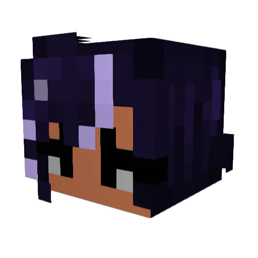 coffeeedino Minecraft avatar head, 3D render