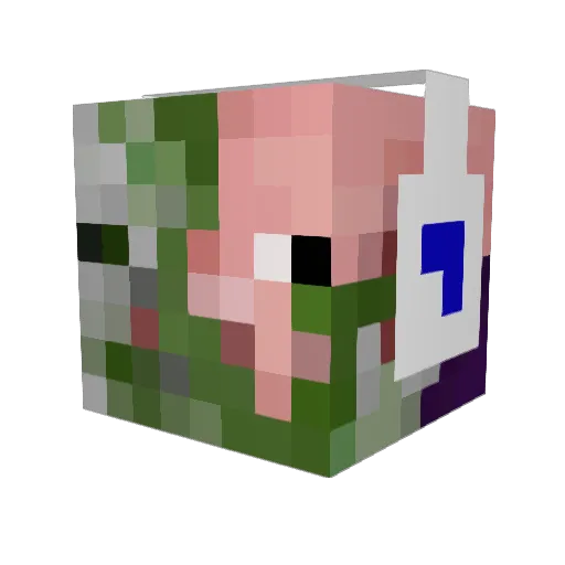 coffeeking13 Minecraft avatar head, 3D render
