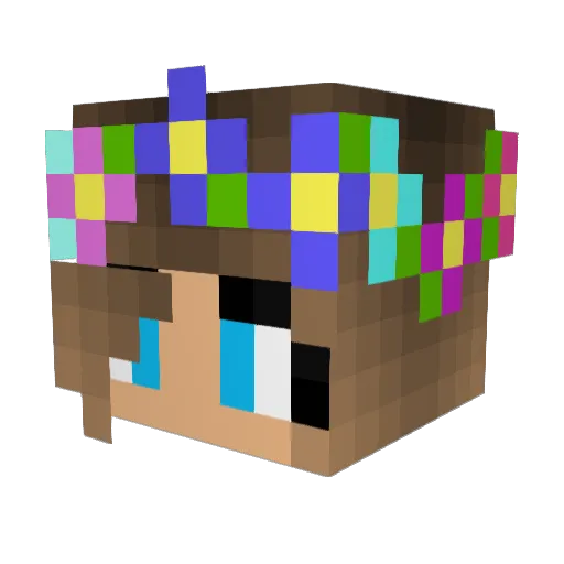 coffeenabiscuit Minecraft avatar head, 3D render