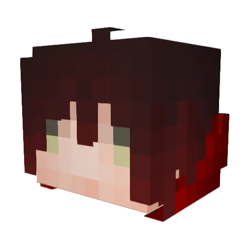 coffeesoda666 Minecraft avatar head, 3D render