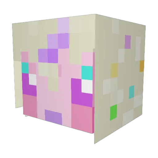 coffi_n Minecraft avatar head, 3D render