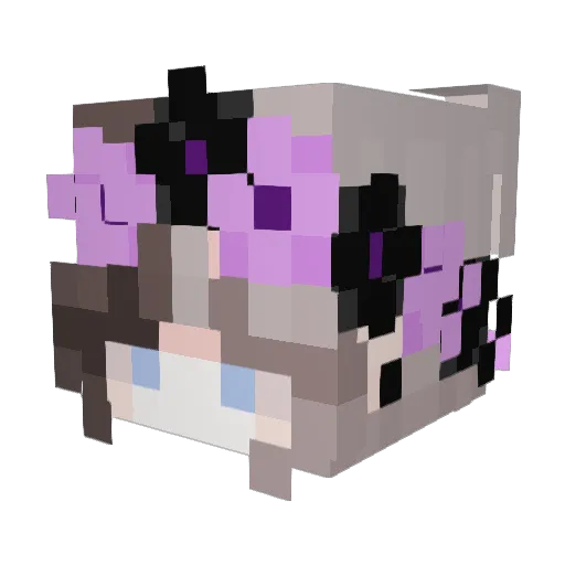 coffybear Minecraft avatar head, 3D render