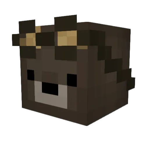 coffykatou Minecraft avatar head, 3D render