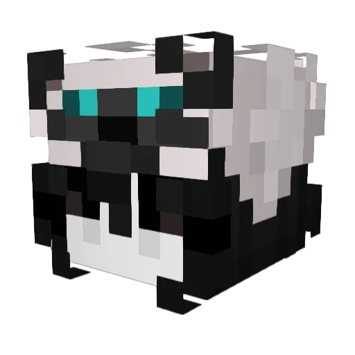 cofwn Minecraft avatar head, 3D render
