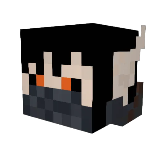 cogsrow Minecraft avatar head, 3D render