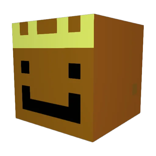 cohgomtanpenguen Minecraft avatar head, 3D render