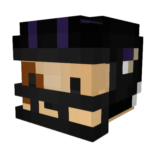 coikie Minecraft avatar head, 3D render