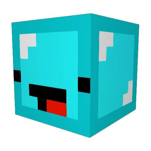coil121593 Minecraft avatar head, 3D render