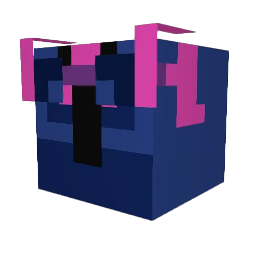 cojonator Minecraft avatar head, 3D render