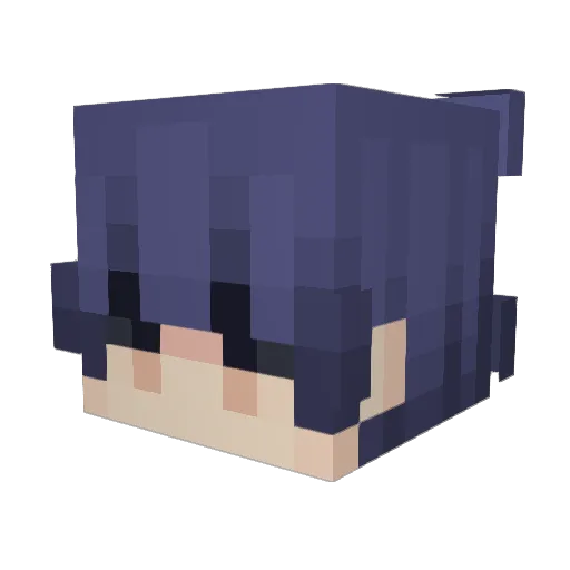 cok39 Minecraft avatar head, 3D render