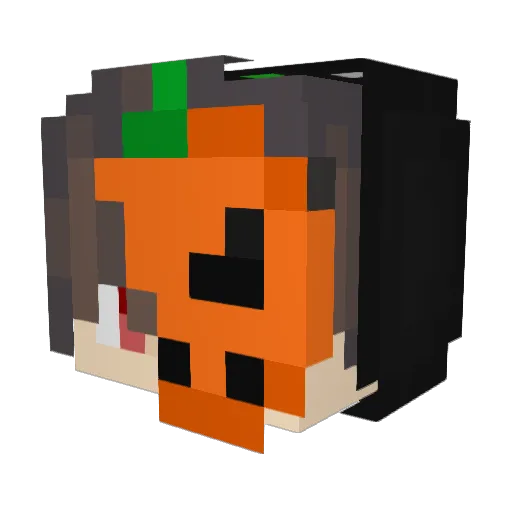 cokainemaster Minecraft avatar head, 3D render
