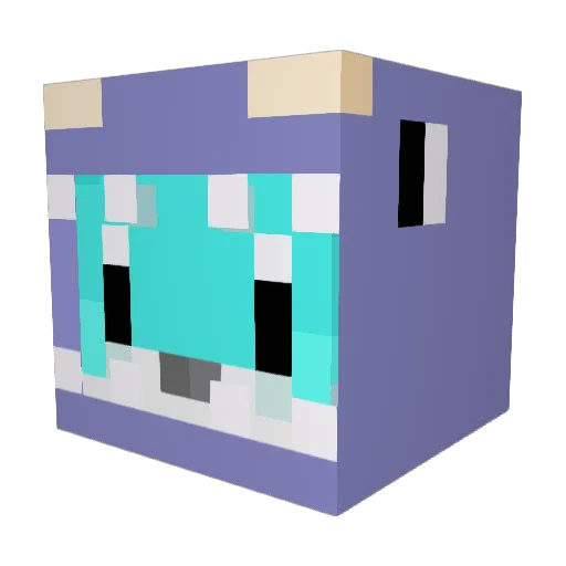 coke8461 Minecraft avatar head, 3D render