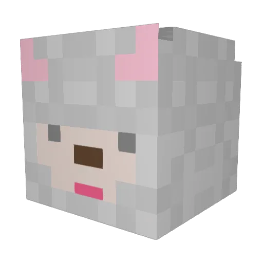 coke9z Minecraft avatar head, 3D render