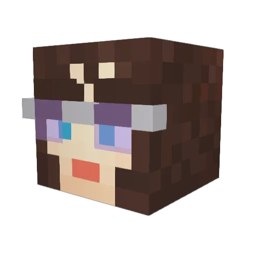 cokesmart12 Minecraft avatar head, 3D render