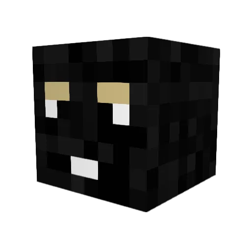 coketree Minecraft avatar head, 3D render