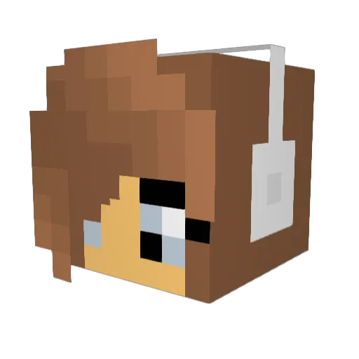 coko1215 Minecraft avatar head, 3D render