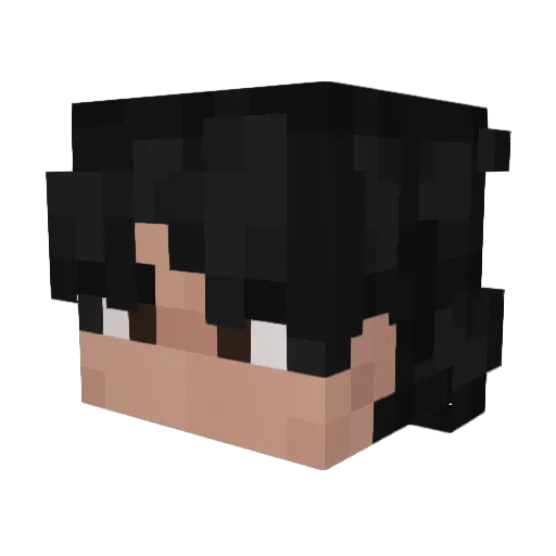 coko777 Minecraft avatar head, 3D render