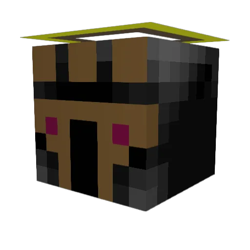 cokokaja Minecraft avatar head, 3D render