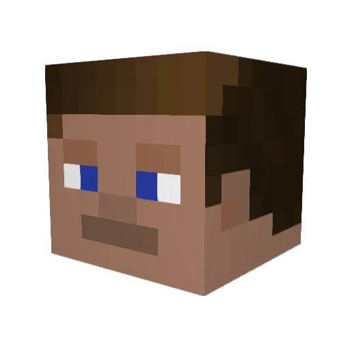coky22 Minecraft avatar head, 3D render