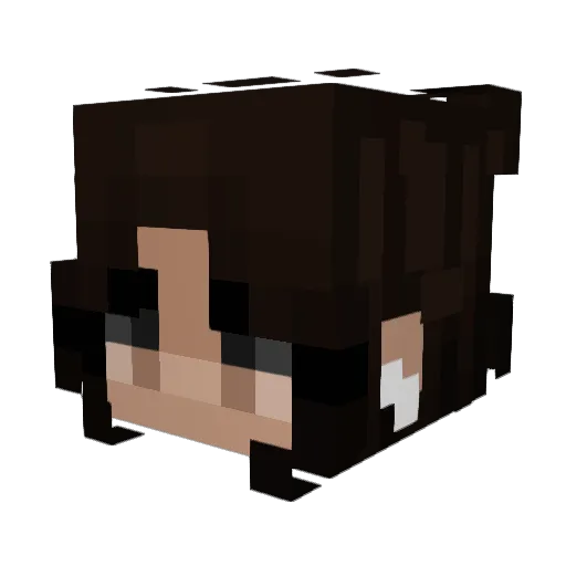 cola622 Minecraft avatar head, 3D render