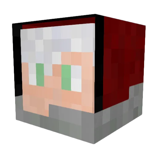 colacoca444 Minecraft avatar head, 3D render