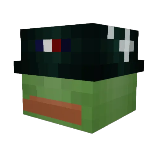 colaking3 Minecraft avatar head, 3D render