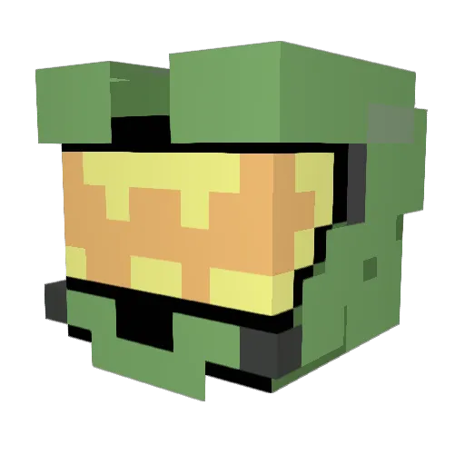 colan6 Minecraft avatar head, 3D render