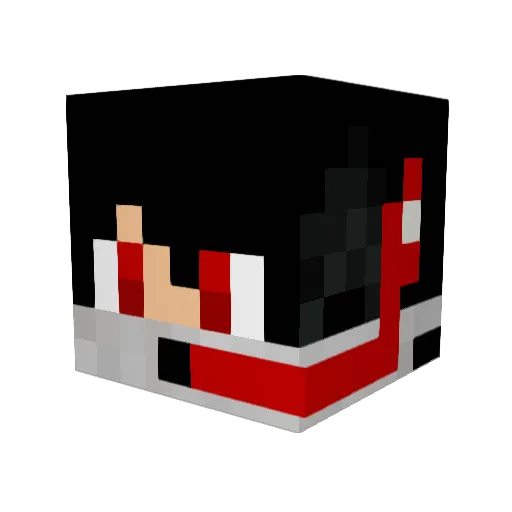 colball8 Minecraft avatar head, 3D render