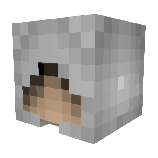 colbatron123 Minecraft avatar head, 3D render